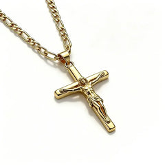 ✨🎁Collar con colgante de crucifijo para hombres y mujeres