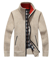 😎🧥【M-3XL】2025 Suéter suelto con cremallera de talla grande para hombre