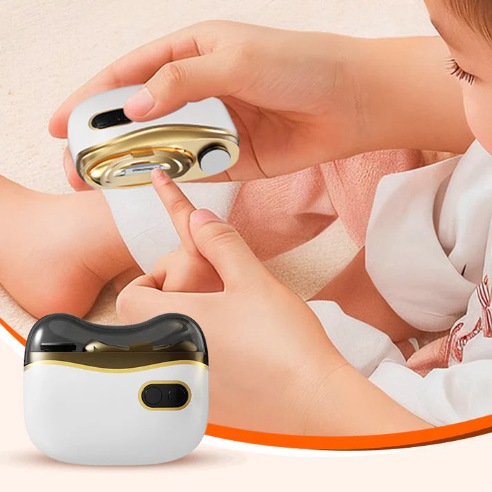 ✂️💅🔥 Lima de uñas eléctrica multifuncional, cortauñas eléctrico con protección antipellizcos