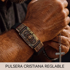 ✨Pulsera cristiana ajustable, un recordatorio constante para mantener la fe y la esperanza.
