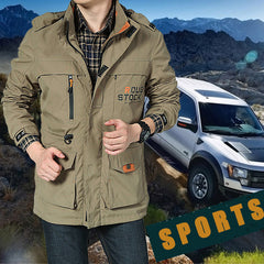 🔥✨【Nuevos estilos de otoño】【M-5XL】Chaqueta impermeable y cortavientos para hombre, otoño 2025