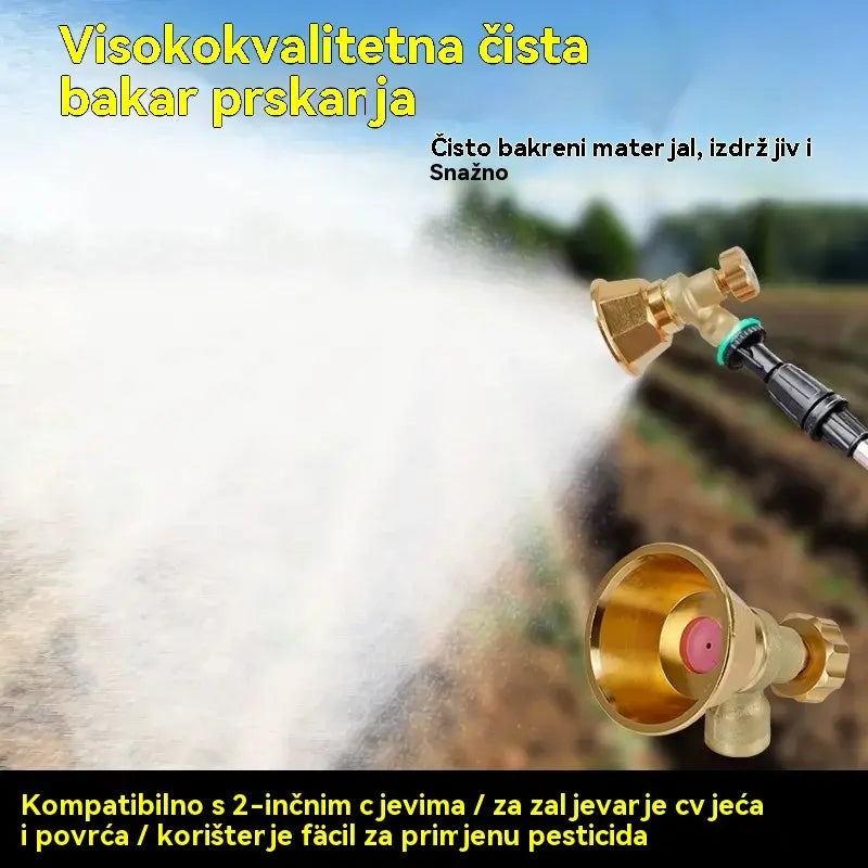 💦Podesiva mesingana mlaznica za navodnjavanje za poljoprivrednu prskalicu 🌾