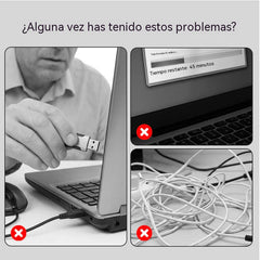 🔌✨ Hub USB-C portátil 5 en 1 con salida HDMI 4K 🎥💻