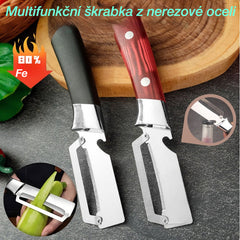 ✅【Kupte 1, dostanete 1 zdarma!】🧅🔪🔪Multifunkční škrabka z nerezové oceli🧅