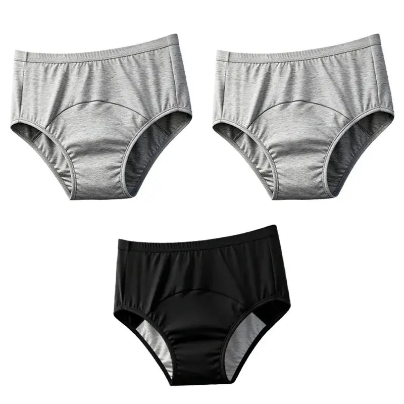 【¡Compra 2 y llévate 1 gratis!】3 unidades a 29 euros🩲 Bragas Antifugas Lavables para Adultos | Ropa Interior de Algodón Transpirable y Absorbente | Protección Reutilizable y Eficaz para la Incontinencia Leve 💧🌿♻️