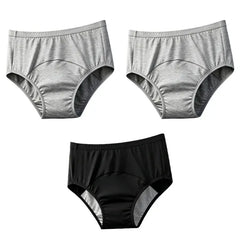 【¡Compra 2 y llévate 1 gratis!】3 unidades a 29 euros🩲 Bragas Antifugas Lavables para Adultos | Ropa Interior de Algodón Transpirable y Absorbente | Protección Reutilizable y Eficaz para la Incontinencia Leve 💧🌿♻️