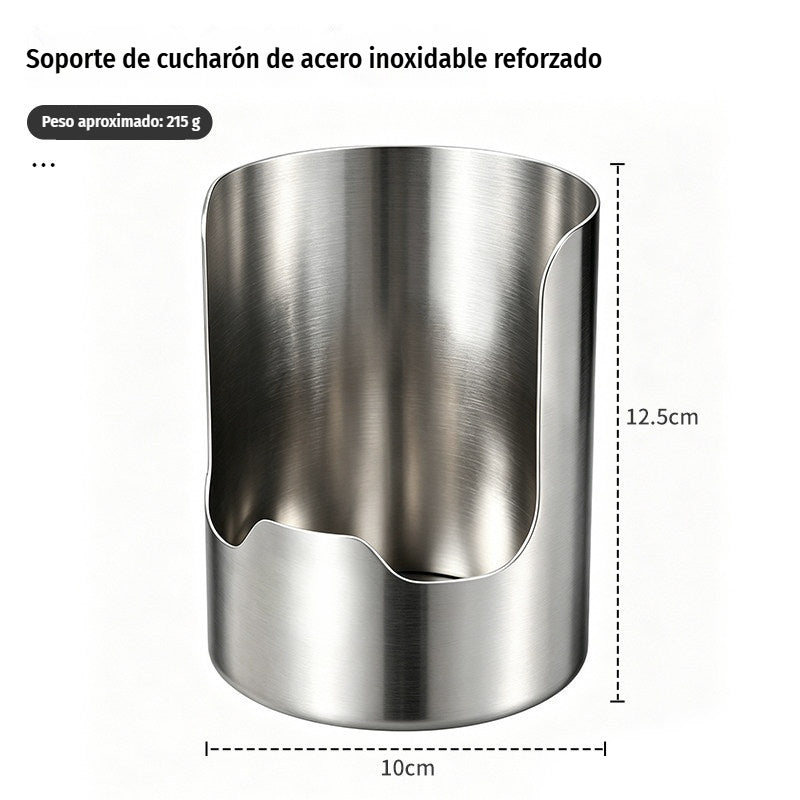 🍳【Compra 1 y llévate 1 gratis】🔪 Organizador multifuncional de acero inoxidable 304 para utensilios de cocina – soporte para tapas, espátulas, cucharas y tablas de cortar ✨🧑‍🍳