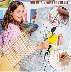 🎨【11 piezas】✨Juego de pinceles artísticos de alta calidad