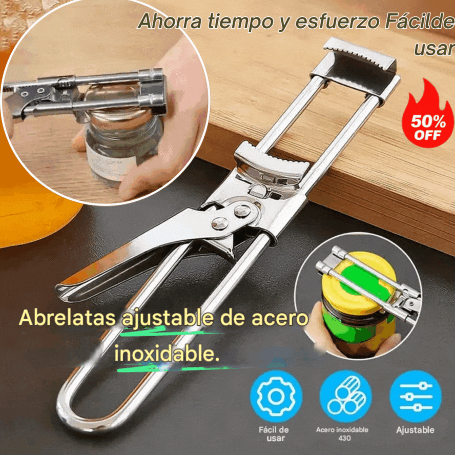 🔥2 pieza 30 euros🔥🥫Abridor de botellas multifuncional de acero inoxidable