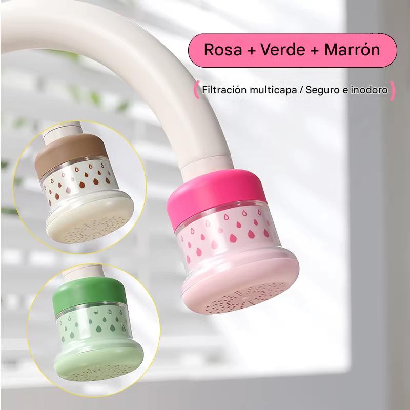 🔥Compre 1 y obtenga 2 gratis（3 piezas-3 colores）🍄🚰Filtro de grifo con forma de hongo