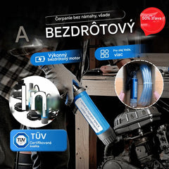 Úplne nové olejové čerpadlo Denachi 21V s lítiovou batériou, dvojité použitie na olej a vodu, lítiová batéria