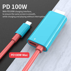 ✈️🔌(4K60Hz) Cable USB-C a HDMI portátil — compatible con teléfonos móviles, ordenadores y consolas de juegos portátiles, conectar y usar ⚡