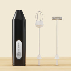 ✨Máquina multifuncional recargable 2 en 1 para hacer espuma y batir huevos, ideal para el hogar.