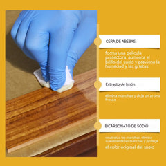 【30%OFF】Spray abrillantador de madera con cera de abeja de 120 ml (incluye esponja y toalla) para el cuidado de los muebles, la prevención de grietas y la protección de la pintura.