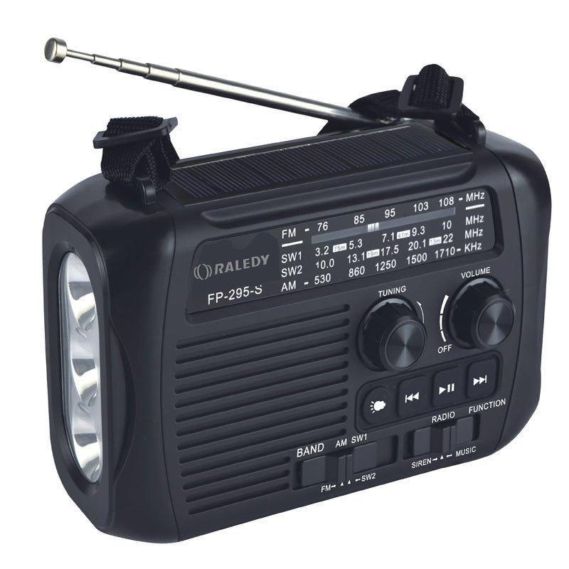 Linterna portátil multifuncional con radio AM 🏕️