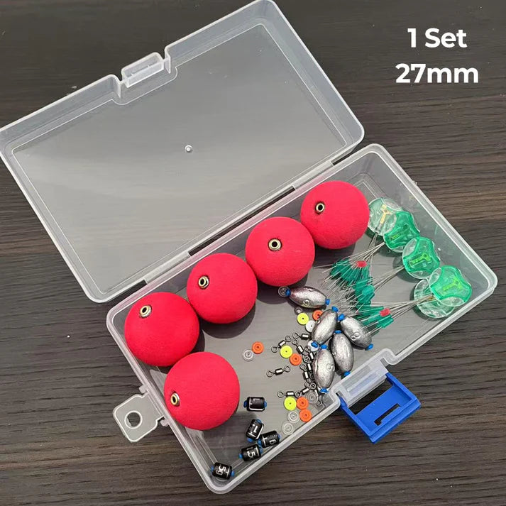 [1 juego 26 euro]Complete Fishing Float & Sinker Rig Kit