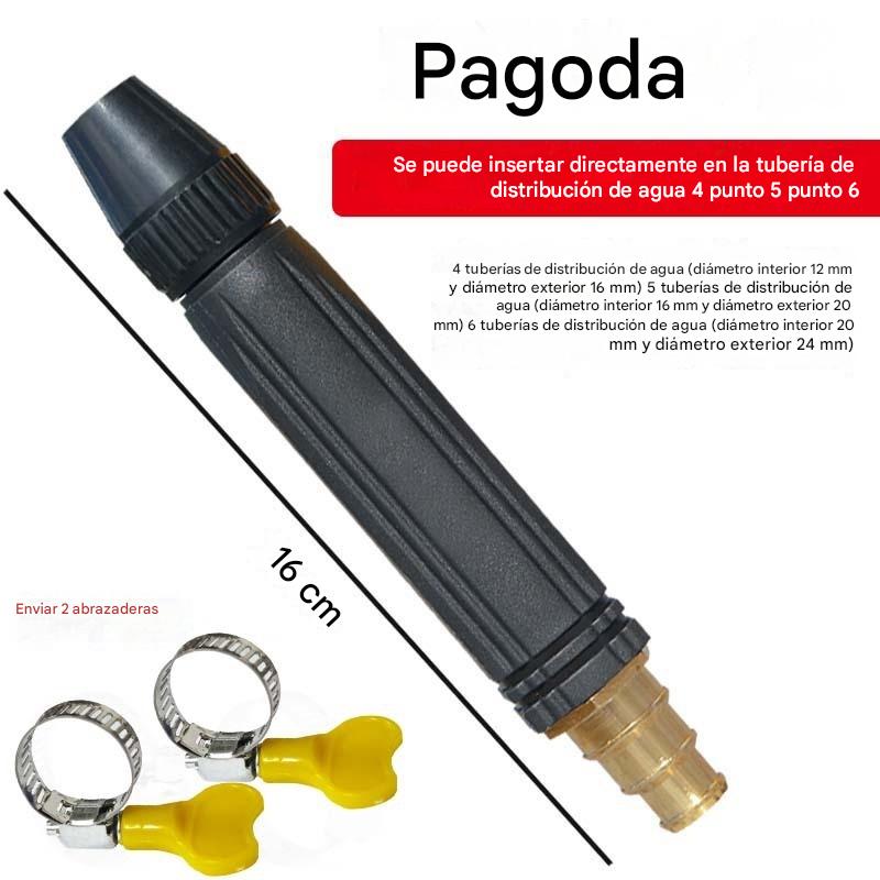 Último día con 55% de descuento: 【2 juegos por 22 euros】Pistola pulverizadora de alta presión para uso doméstico