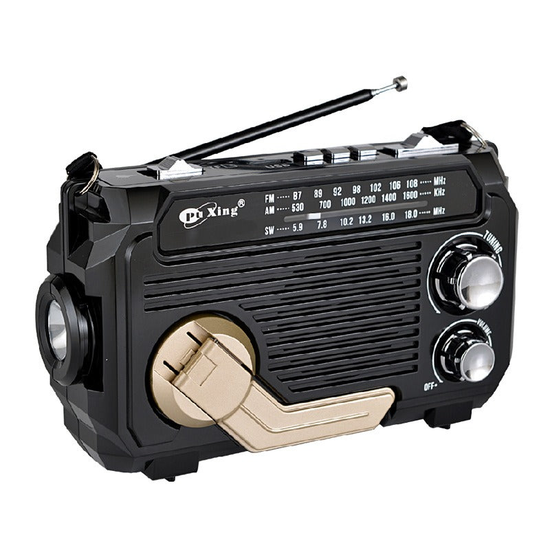 🏕️Linterna portátil con radio AM multifunción