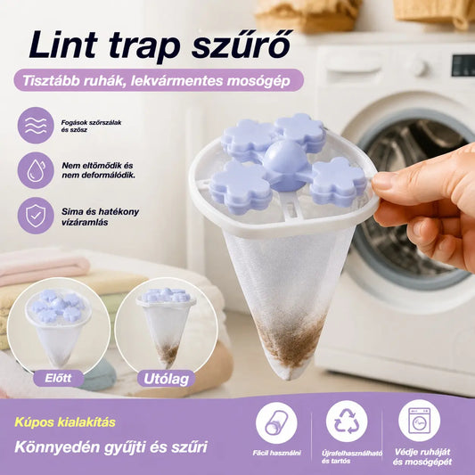 🌀6 darab 8700 Ft✨ Lebegő szűrő mosógéphez – minden mosásnál megfogja a szöszöt, a szőrt és a házi kedvencek szőrét 🧺