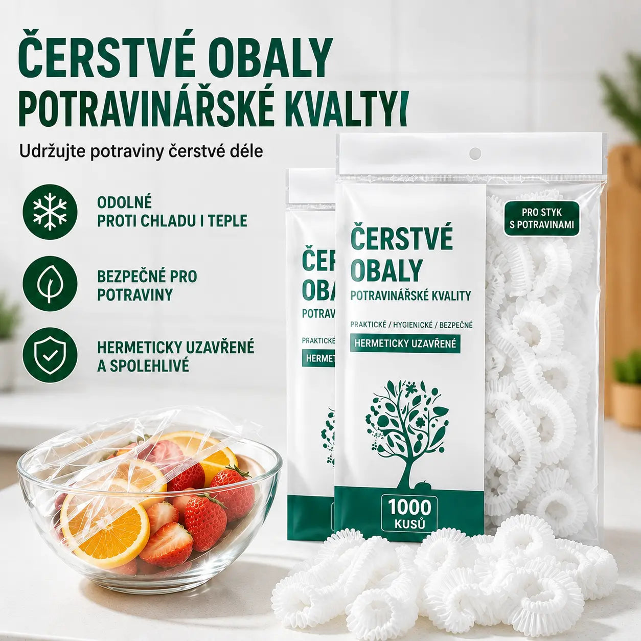 🔥【Speciální nabídka posledního dne: sleva 50 %】✨500 opakovaně použitelných a flexibilních plastových fólií bezpečných pro potraviny