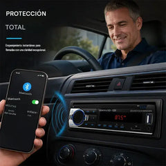 🎵 Radio para coche Bluetooth, sistema de audio para coche Supersonic: disfruta de un sonido inalámbrico de alta fidelidad en cada viaje.