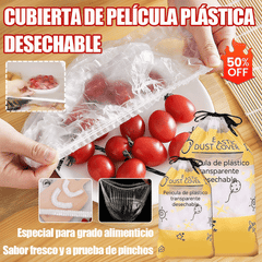 【2 bolsa, 200 piezas】Tapa de frescura desechable de grado alimenticio