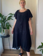 🔥【Compra 1 y llévate 1 gratis】❤️【S-5XL】Vestido nuevo, talla grande, cómodo y holgado🔥Excelente calidad👌Ajuste perfecto para todo tipo de cuerpo👌