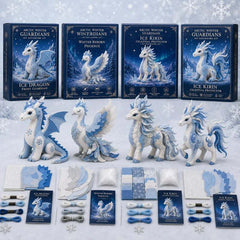 🎁 Último día: ¡Ahorra un 49%! 🧵 Mini kit de patchwork DIY de la serie «Arctic Winter Guardian».