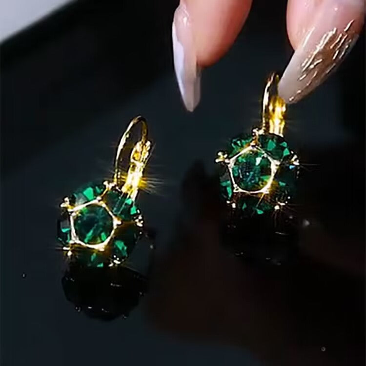 【Compra uno y llévate otro gratis】💎 Pendientes de cristal brillantes: deslumbrantes y elegantes, con un encanto irresistible.