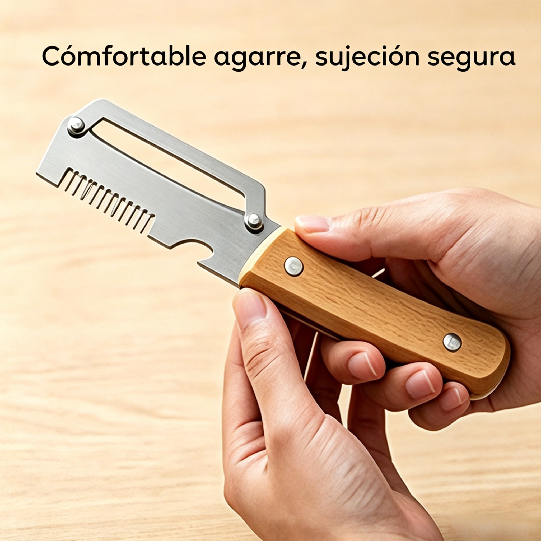 ✅Compra 1 y llévate 1 gratis (2 artículos) 🧅🔪 Pelador de cocina multifuncional 3 en 1: ¡Pela, corta y abre botellas! 🔥