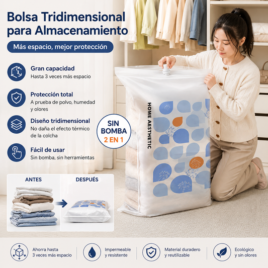 🧳✨【50*65*30 cm】【Set od 5 dijelova】🤩Vakuumske kompresijske vrećice za pohranu, vakuumske kompresijske vrećice za poplune, odjeću i pernate jakne.