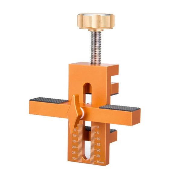 📢📢¡50% DE DESCUENTO! 🔥Posicionador de montaje de puerta de gabinete de aleación de aluminio ajustable para 7-40 mm