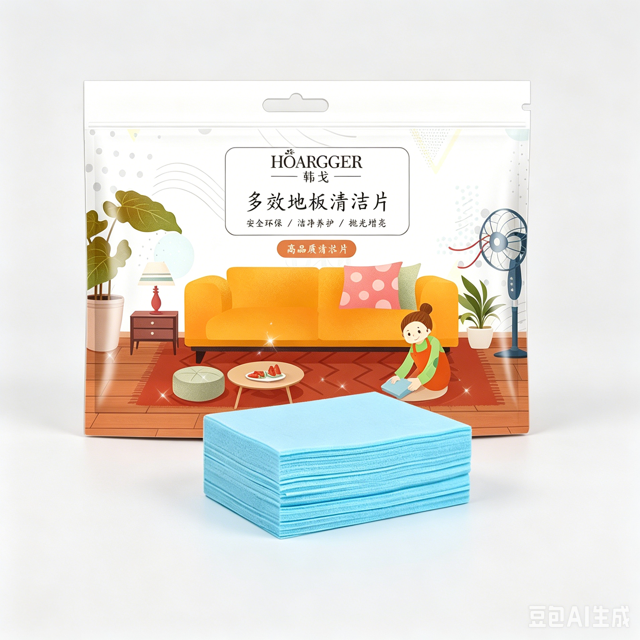🧹🔥Compre 3 y obtenga 4 gratis（7 paquetes- 210 piezas）✨ Toallitas limpiadoras antibacterianas y desodorantes multiusos | Aptas para suelos de madera, suelos laminados, baldosas y paredes de caravanas.
