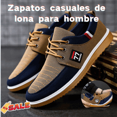 🔥VENTA CALIENTE🔥【39-44】 2025 Zapatos casuales de lona transpirables para hombres