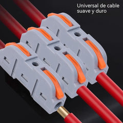 Kit de 60 conectores de cableado de palanca en línea 1 a 1