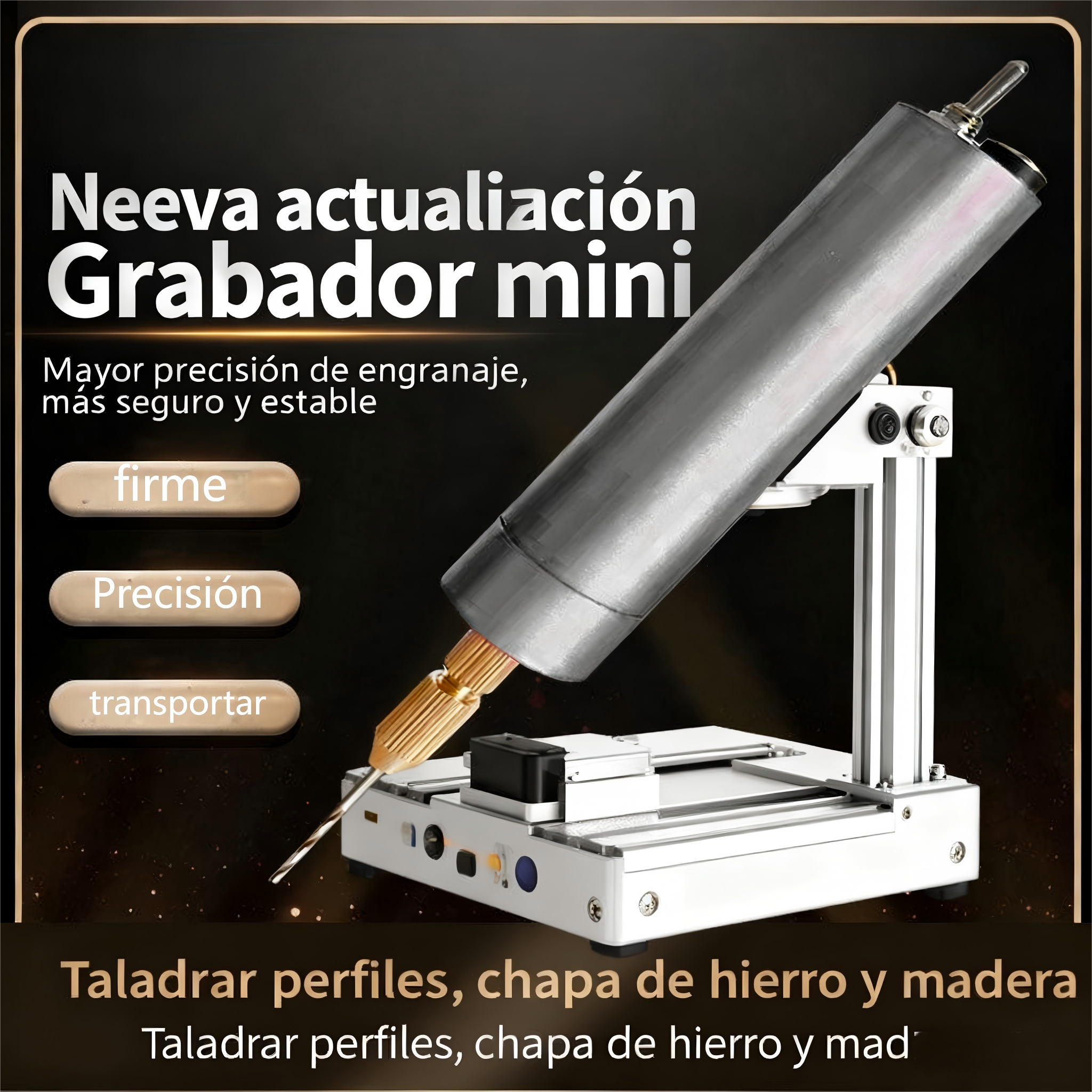 🏆Mini taladro manual eléctrico USB, mini amoladora eléctrica DIY