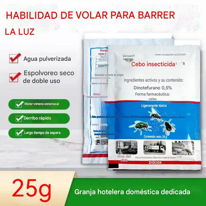 【10 Paquetes】🦟 Especialmente diseñado para el control de mosquitos y moscas en granjas, ¡un paquete puede matar pulgas/saltamontes/cucarachas/moscas/mosquitos!