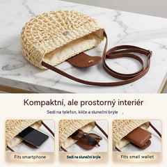 👜 ČASO OBMEDZENÁ ZĽAVA 50%! ✨ Tkaná crossbody kabelka – boho štýl, ručne tkaná, nastaviteľná, ľahká ✨