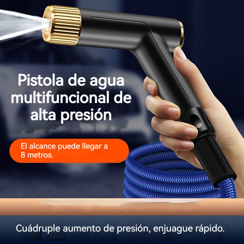 🔥【Compra 1 y llévate 1 gratis】💧🚗Nueva boquilla de lavado de autos de alta presión, universal para regar flores, lavar autos y limpiar el suelo