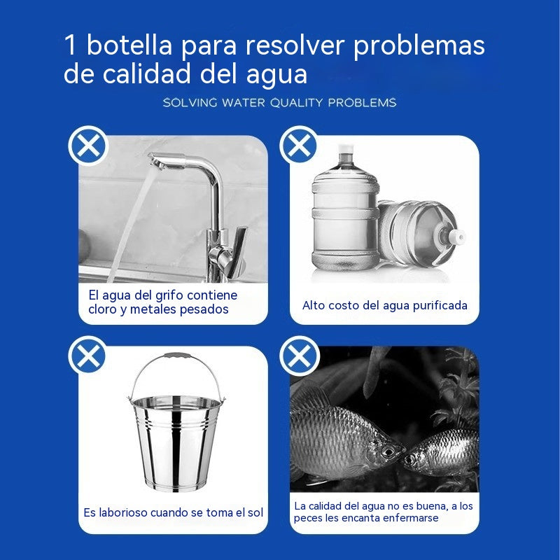 🐟【Compra 1 y llévate 1 gratis】💧 Pastillas efervescentes para limpiar el agua de acuarios y estanques🔥