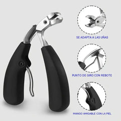🔥Pinza profesional para uñas gruesas con diseño angular: ¡perfecta para casos difíciles! ✂️