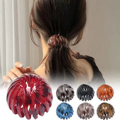 【7 piezas-Contiene 7 colores.】🎀 Nuevas pinzas para el cabello con forma de nido de pájaro: sujetan firmemente colas de caballo altas y moños elegantes, revitalizando instantáneamente tu apariencia.