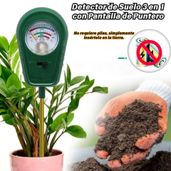 🌱Detector de Suelo 3 en 1 con Pantalla de Puntero
