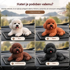 🐶✨ Okrasek za avto v obliki kodrasta: najljubša popestritev armaturne plošče