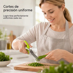 🥗✂️ Nuevas tijeras de cocina multifuncionales de acero inoxidable para verduras