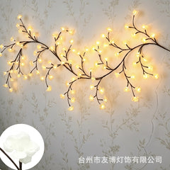 ✨ Luces LED flexibles con forma de enredaderas y flores: decora tu hogar con un ambiente mágico y cálido 🦋💡