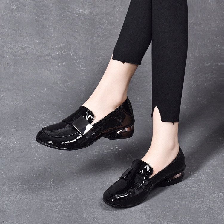🔥【Oferta por tiempo limitado】🎁 Zapatos Mary Jane de tacón bajo estilo británico con suela blanda (modelo 2025)