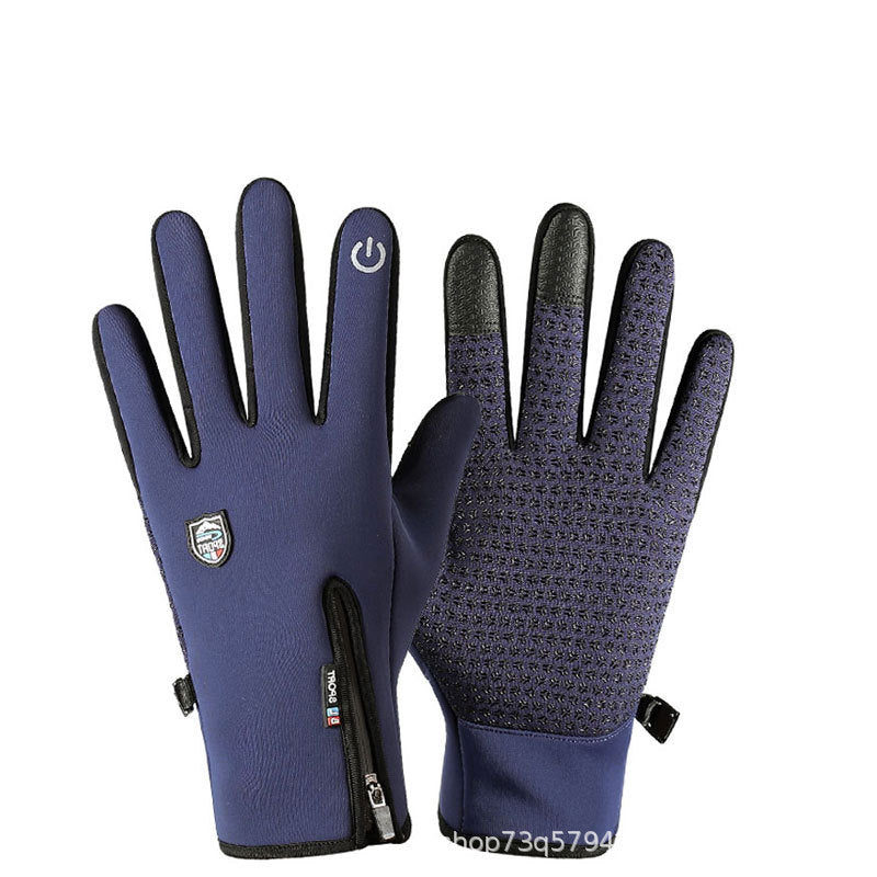 🔥❄️⛷️Otoño e invierno al aire libre ciclismo escalada guantes de esquí cálidos guantes de lana impermeables a prueba de viento🧤