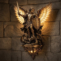 🕊️Szent Mihály őrangyal fali lámpája✨