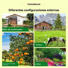🔥Repelente solar ultrasónico para animales para exteriores: puede ahuyentar pájaros y animales.